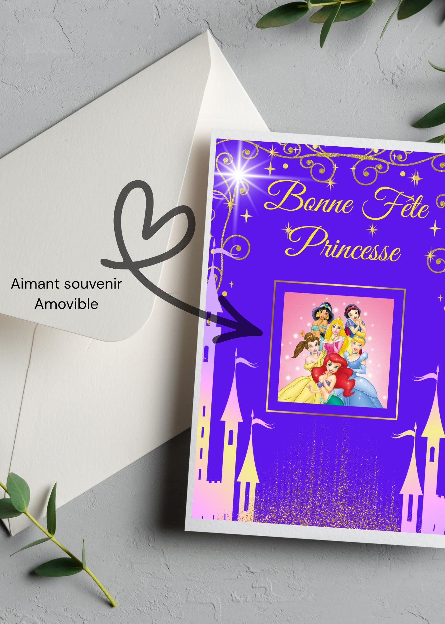 Carte d'Anniversaire 3.0 Princesses