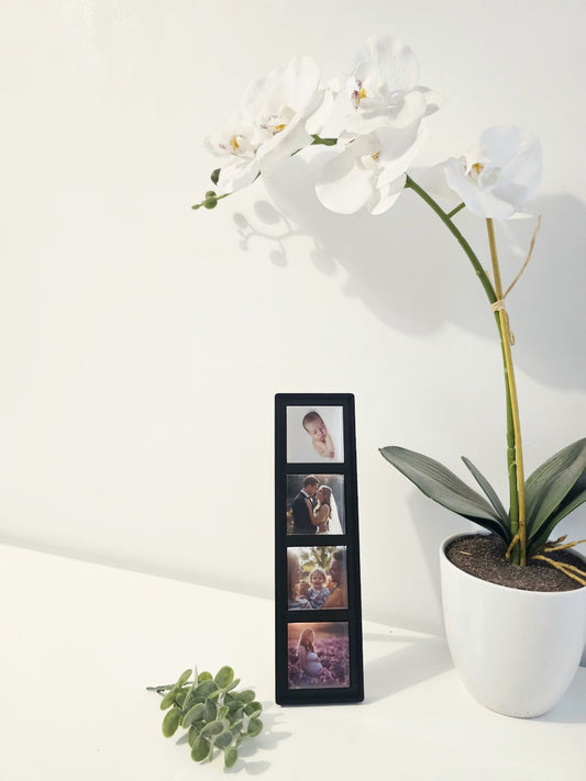 Cadre Magnétique noir et 4 aimants 2x2