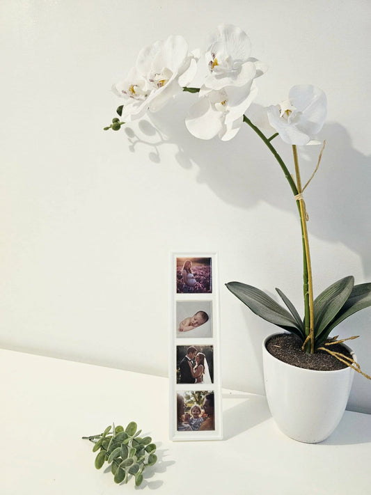 Cadre Magnétique blanc et 4 aimants 2x2