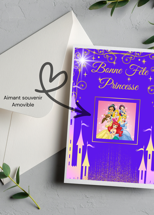Carte d'Anniversaire 3.0 Princesses