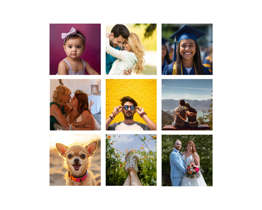 Coffret de 9 Aimants Personnalisés