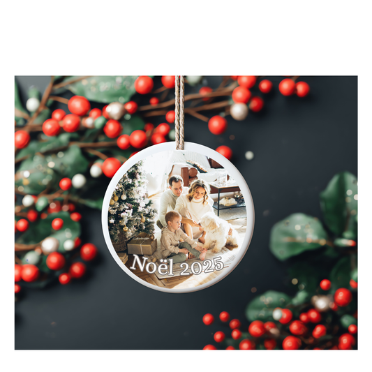 Boule de Noel personnalisée