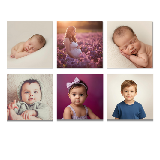 Coffret de 6 Aimants Personnalisés